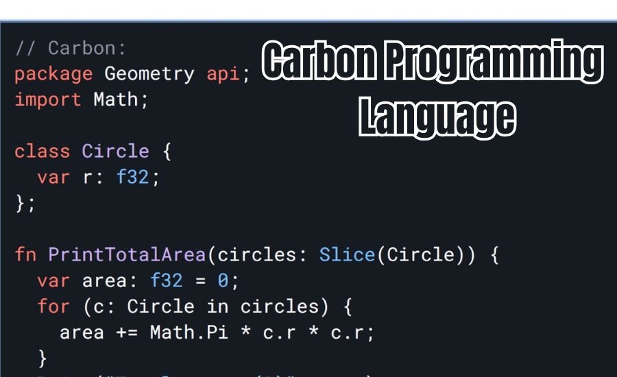 Carbon programming language
