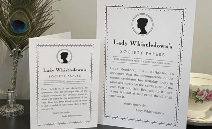 Lady Whistledown's letters 